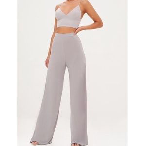 Two Piece Wide Leg Set